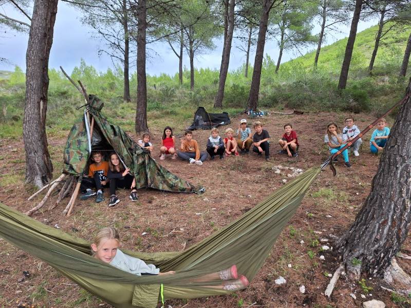 Initiation activité survie pour enfants Carry le Rouet 