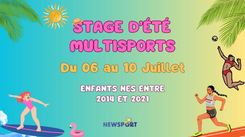 Affiche stage Multisport S1 été 2026