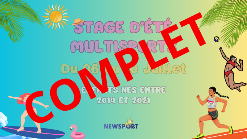 Affiche S1 stage été 2026
