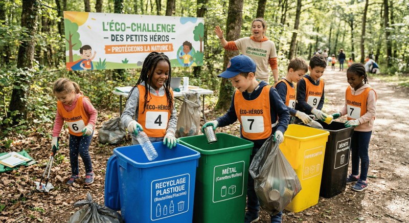 Challenge écologie pour enfant à Carry le Rouet