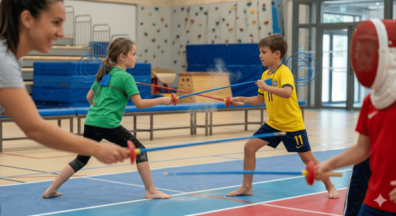 Escrime pour enfants sur Carry le Rouet