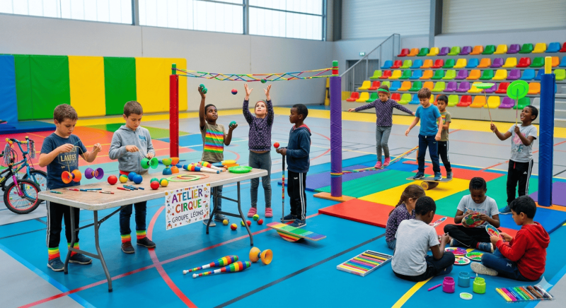 Activité cirque pour jeune public à Carry le Rouet