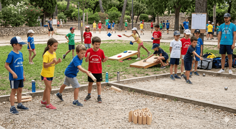 Tournoi de sports de précisions pour enfants sur la Côte Bleue
