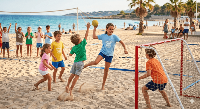 Sandball pour jeunes enfants à Carry le Rouet