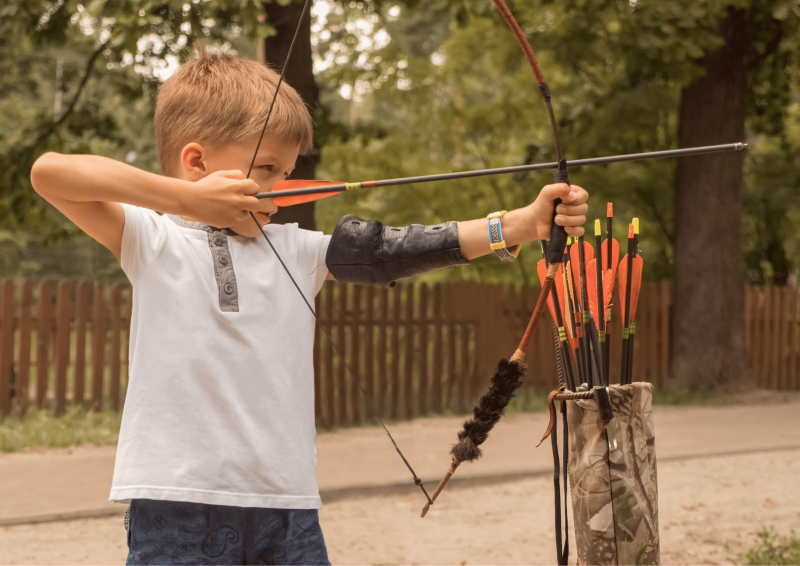 Initiation au Tir à l'arc pour les enfants dans les Boûches du Rhône