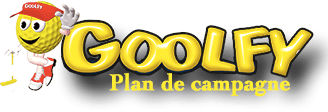 Logo Goolfy, le mini-golf de plan de campagne