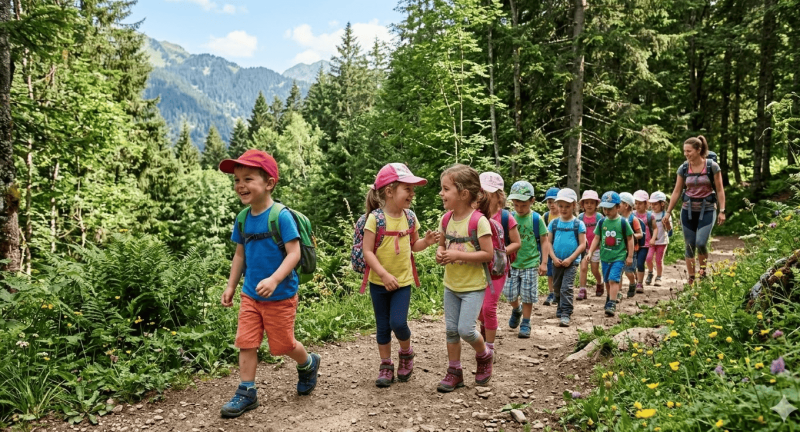 Randonnée pour maternelles à Carry le Rouet