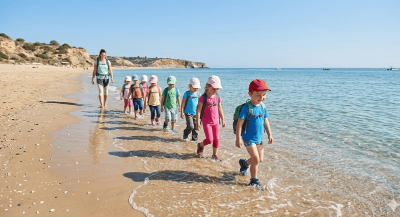 Randonnée aquatique maternelles proche de Martigues
